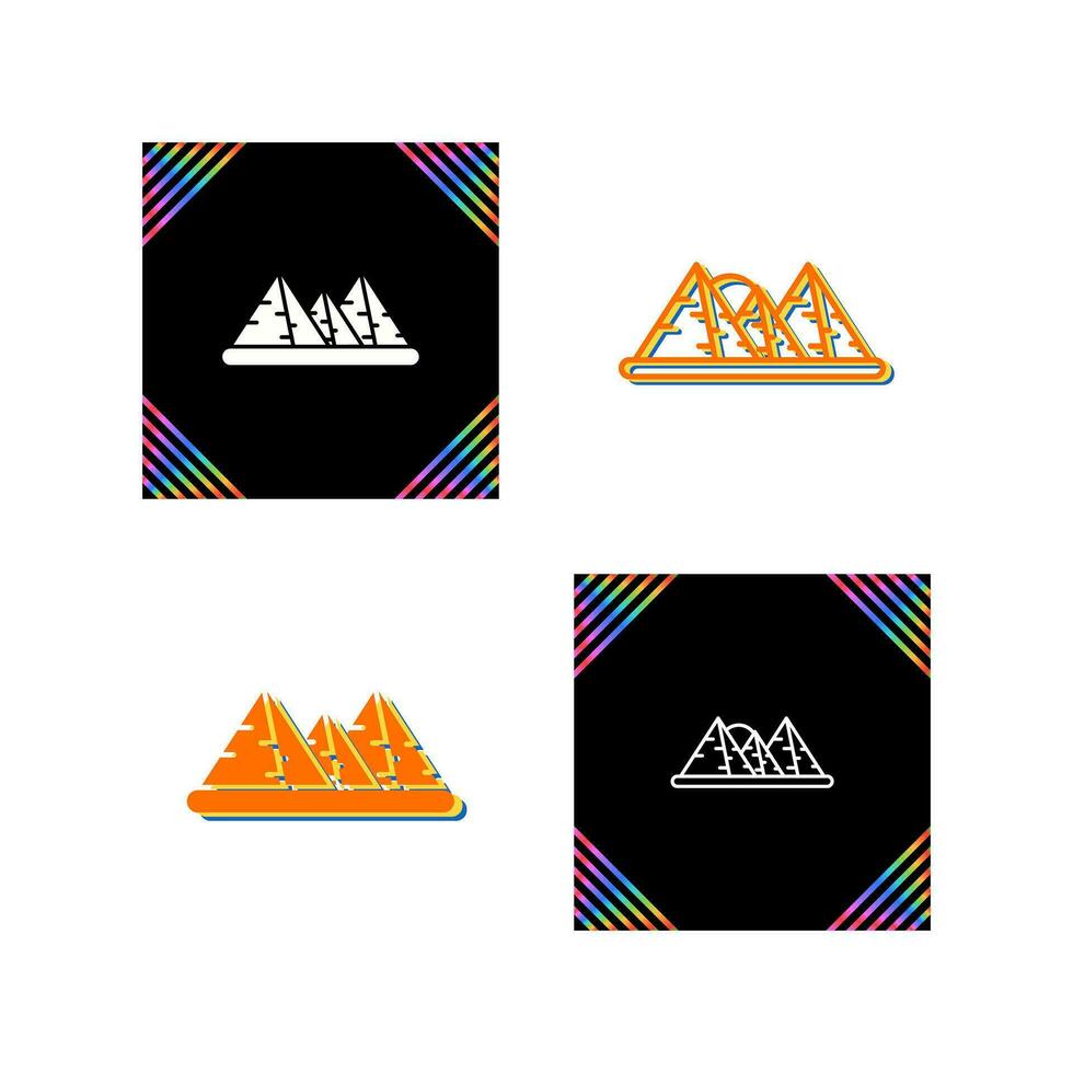 Pyramid Vector Icon