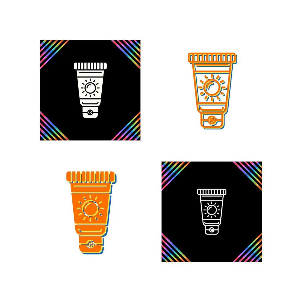 Sunscreen Vector Icon