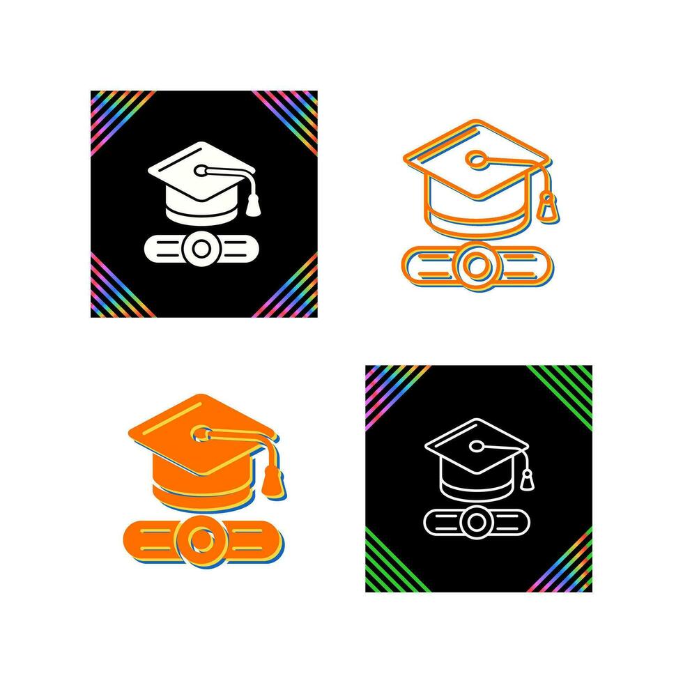 Graduated Vector Icon