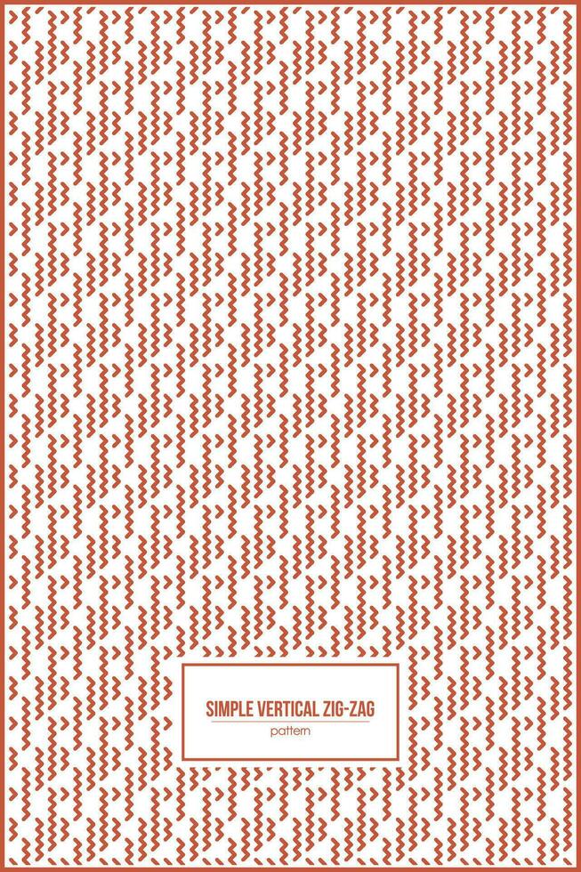 simple pattern of vertical zig-zag lines with random placement vector