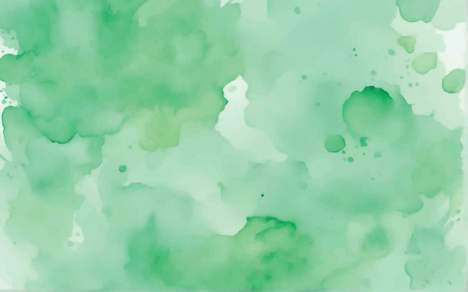 Green watercolor background vector