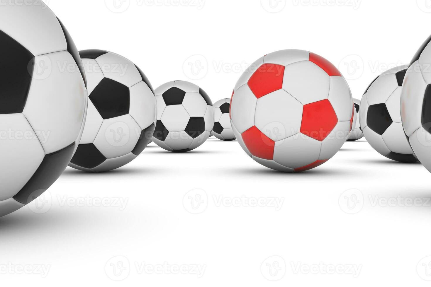 Different Soccer ball photo