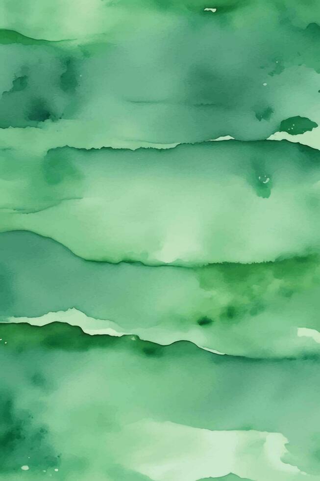 Green watercolor background vector