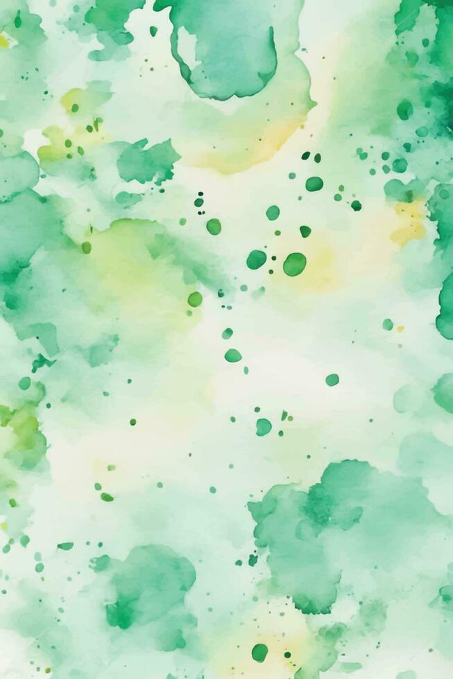 Green watercolor background vector