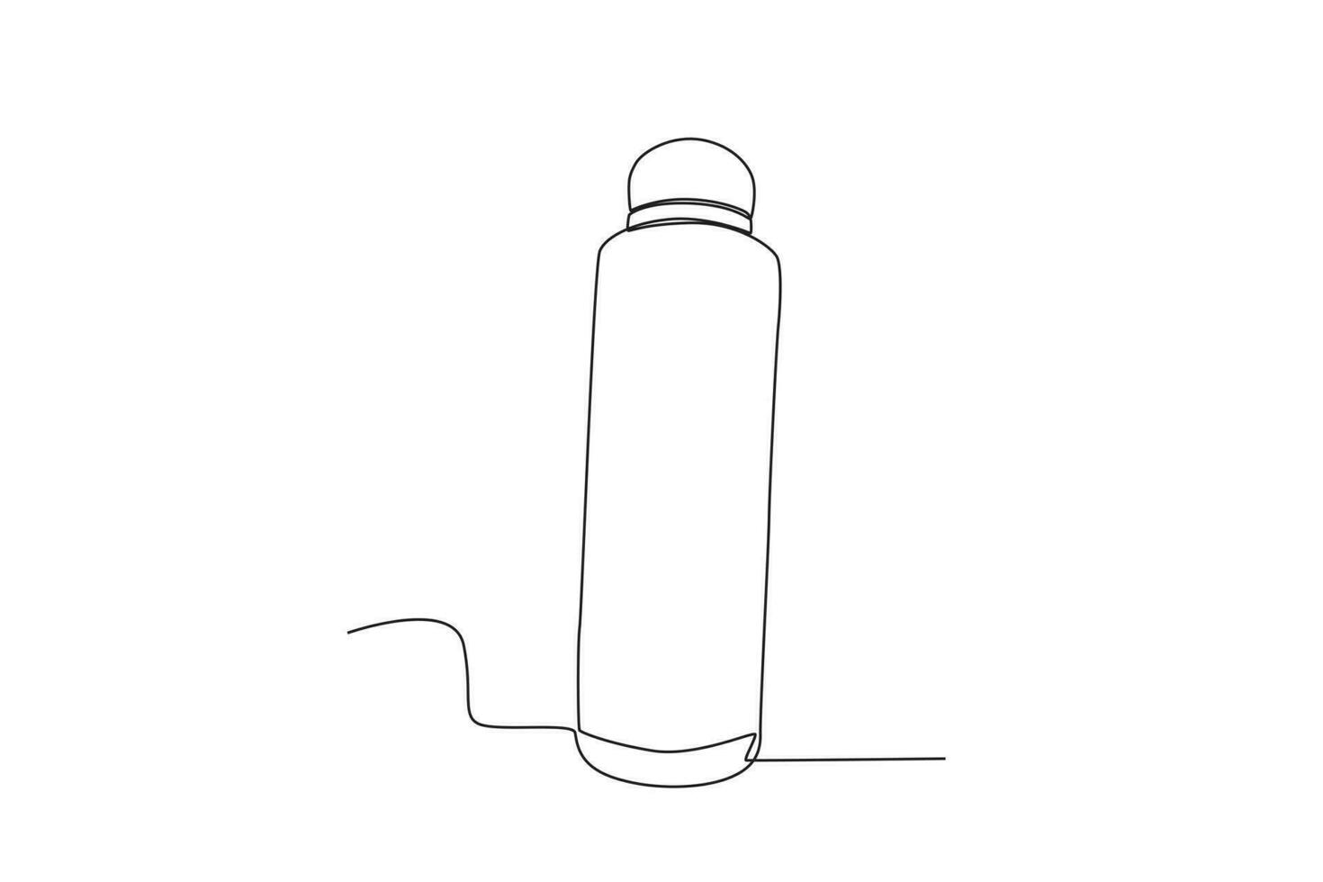 A tumbler with a round cover handle vector