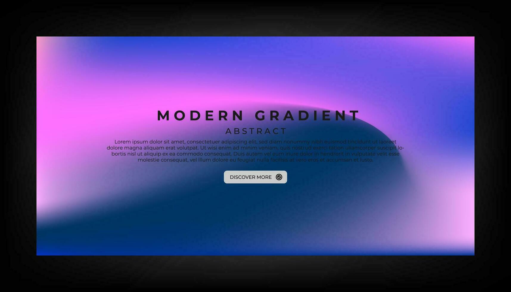 Abstract color gradient modern blurred background and film grain texture template with an elegant vector