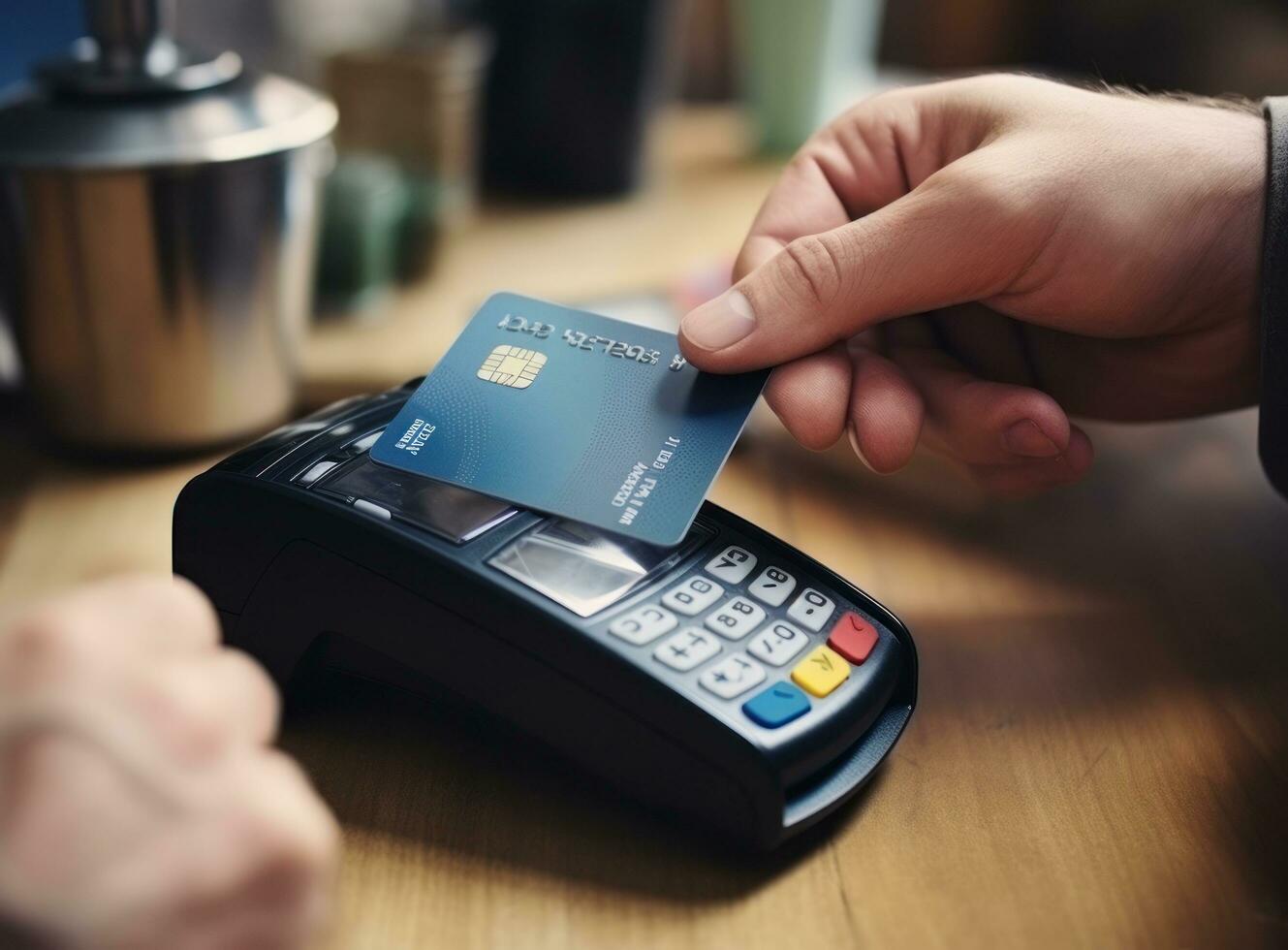 Credit card and payment. photo