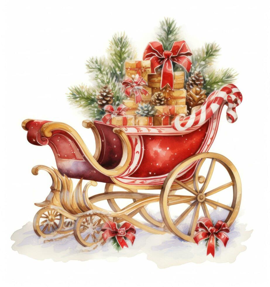 Sleigh With Presents Stock Photos, Images and Backgrounds for Free Download