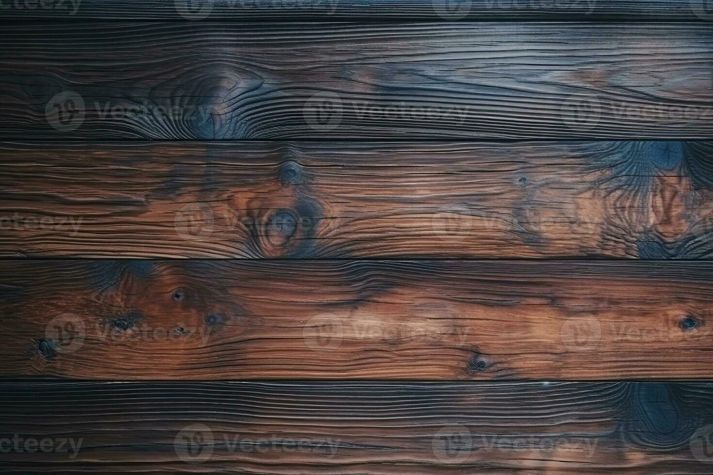 A wooden wall with a dark brown stain, close up of a wood wall with a dark background photo