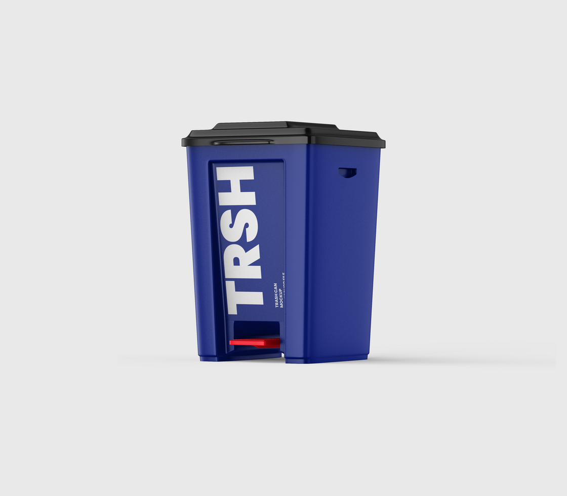 Trash Can Mockup psd