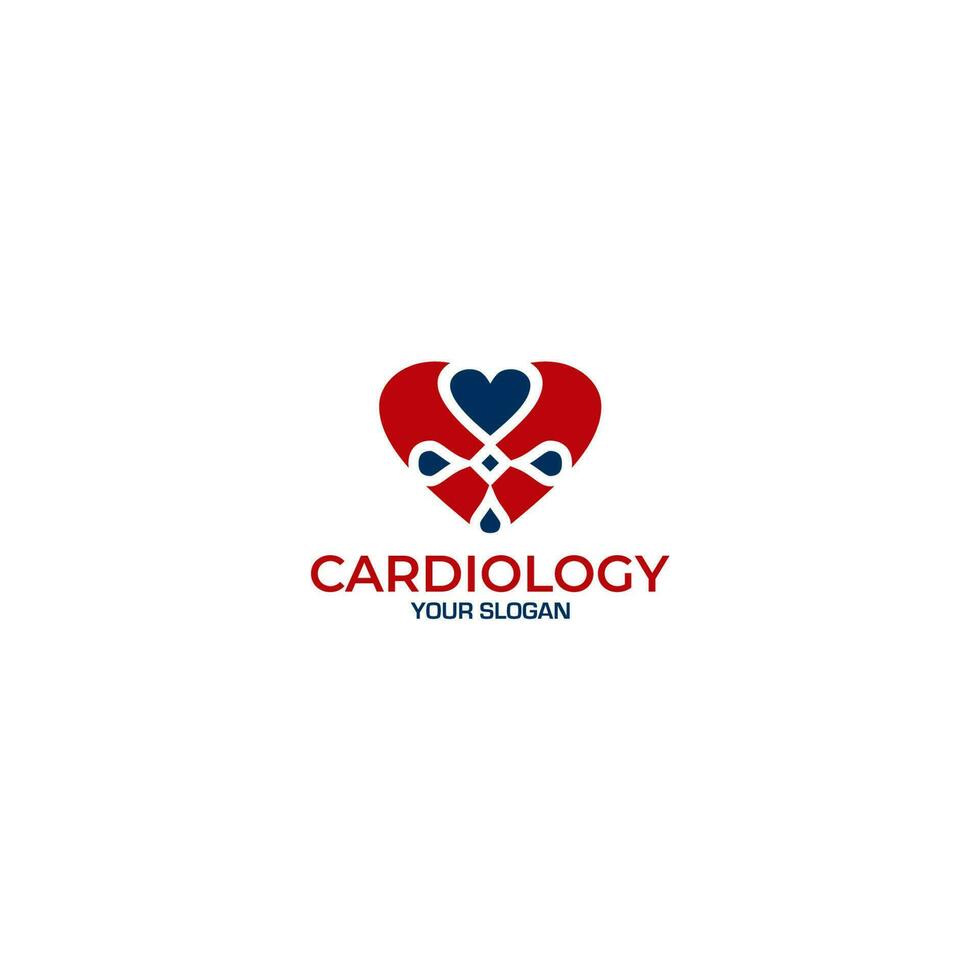 Cardiovascular Clinic Logo Design vector