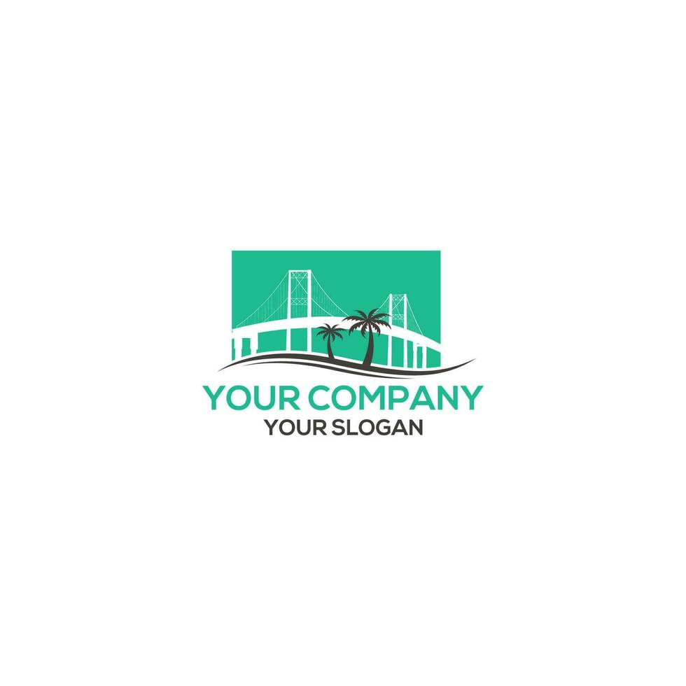 Brigde Logo Design vector