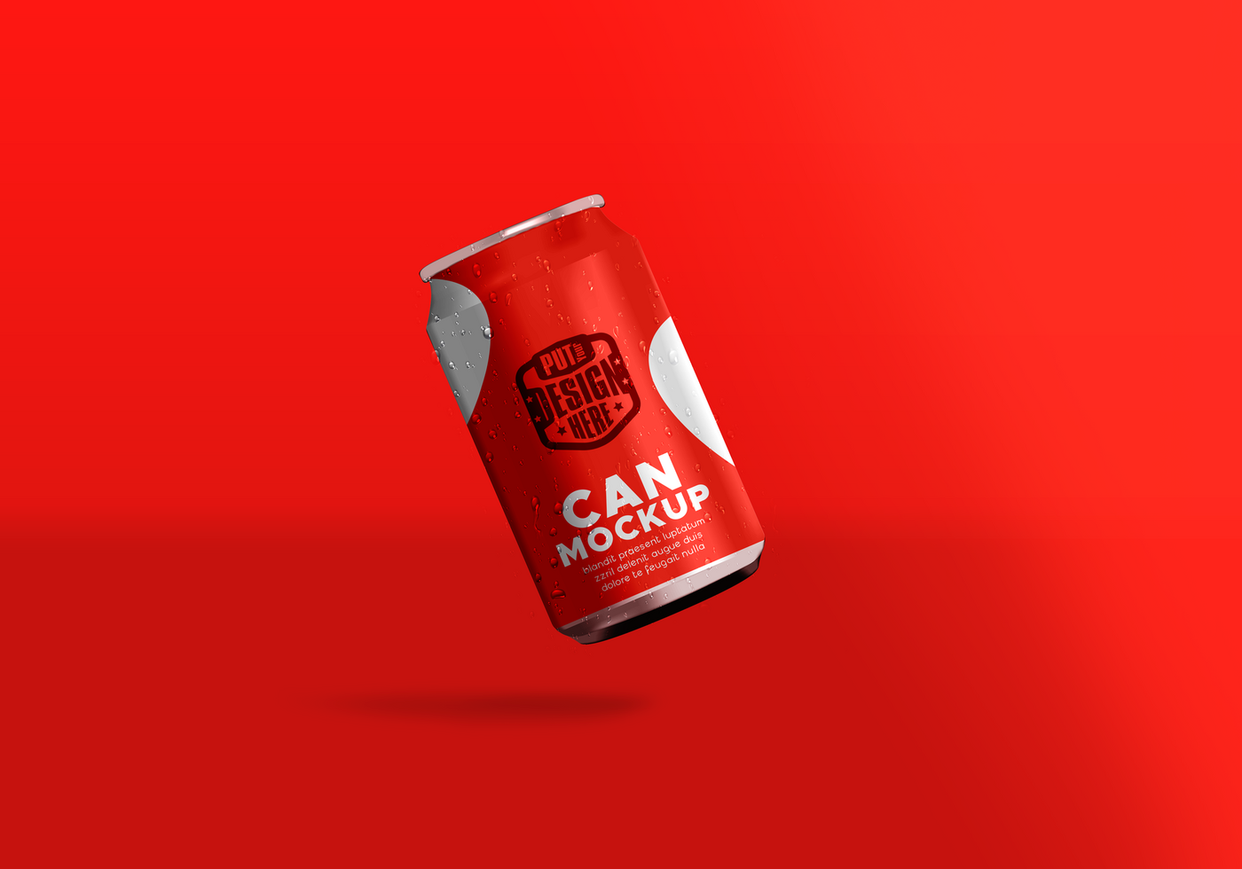 Can Bottle Mockup, A Perfect Packaging Presentation for Your Beverages psd