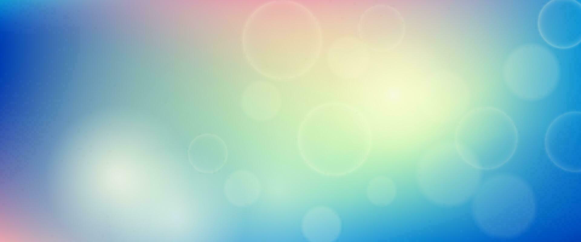 Abstract background with blur bokeh light effect vector