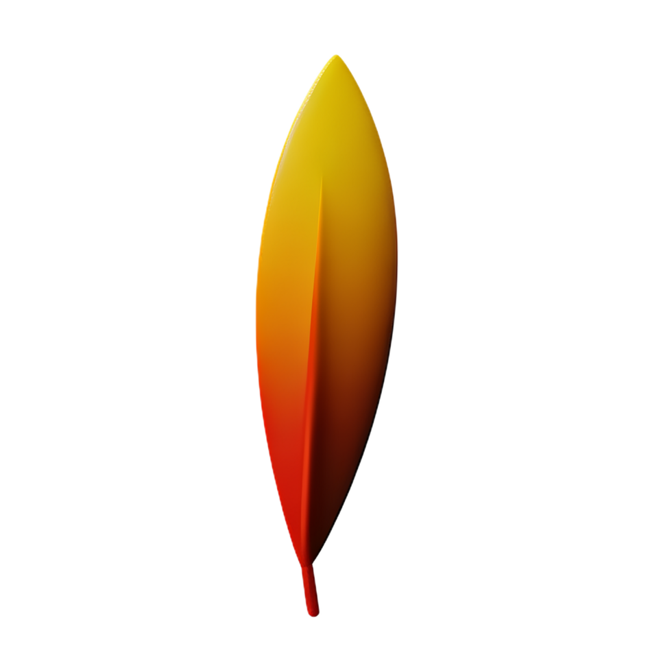 feather 3d rendering icon illustration png