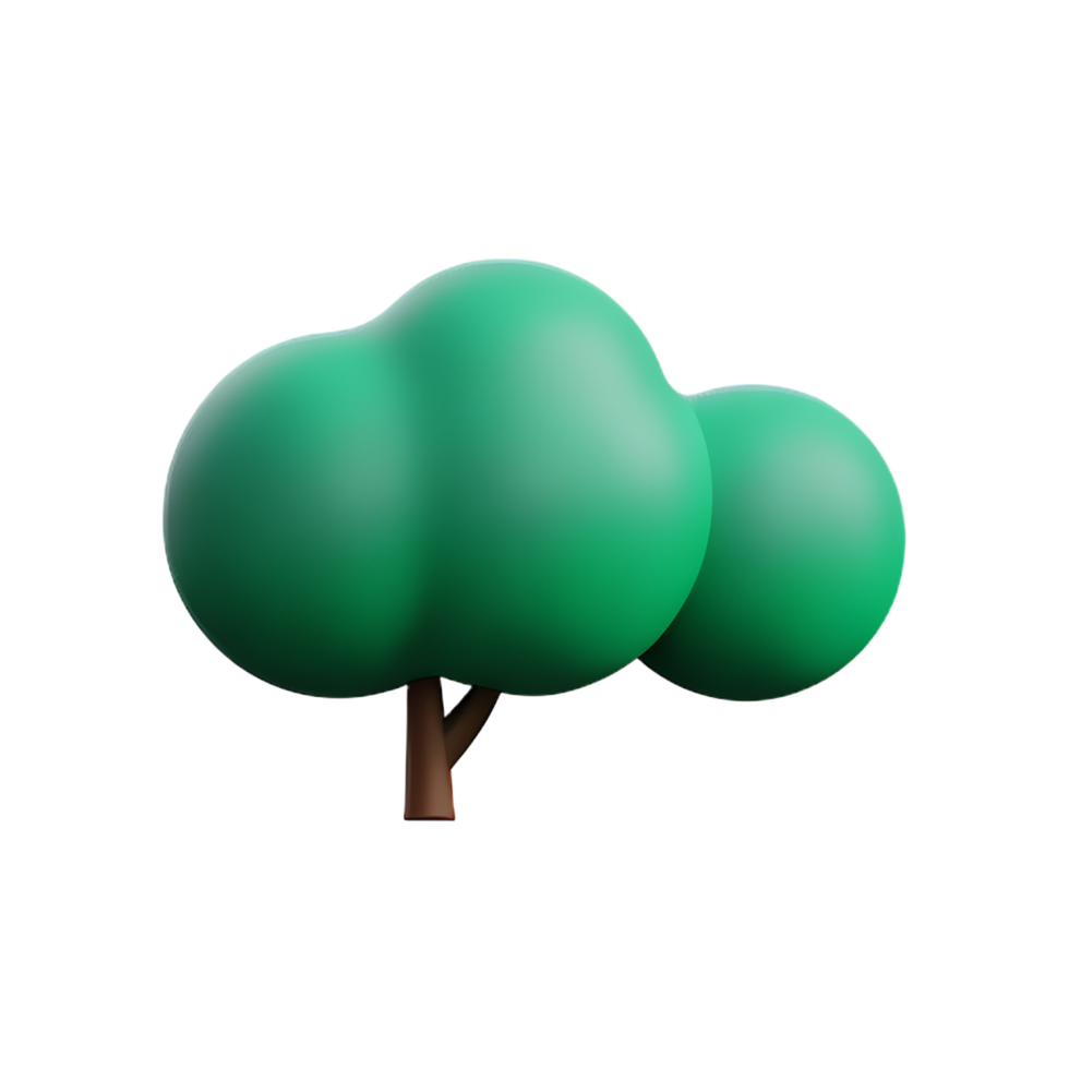 eucalyptus 3d rendering icon illustration png