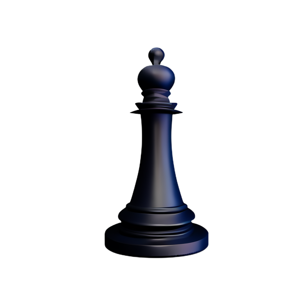 chess 3d rendering icon illustration png