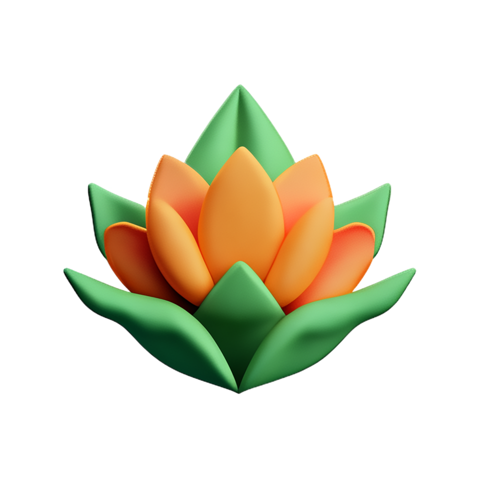 Lotus 3d Rendern Symbol Illustration png