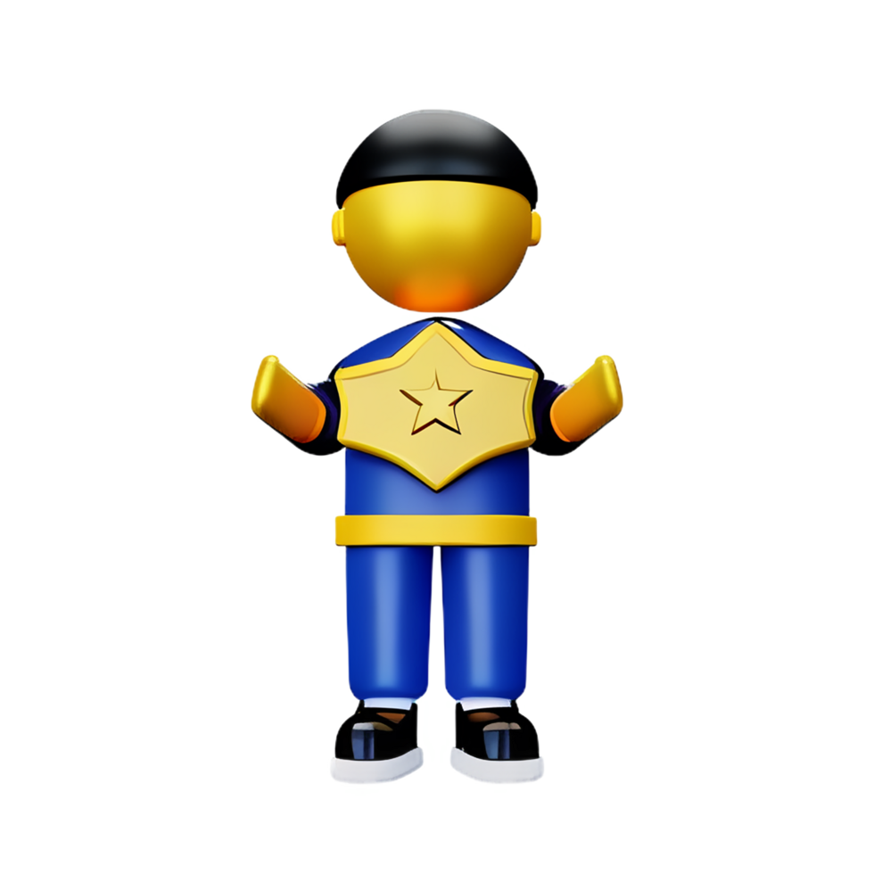 award 3d rendering icon illustration png