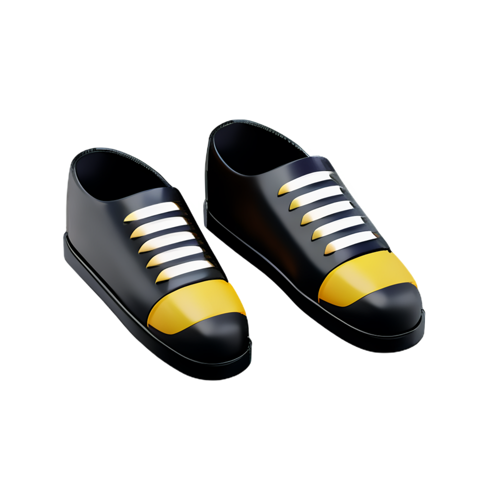 Shoes 3d rendering icon illustration png