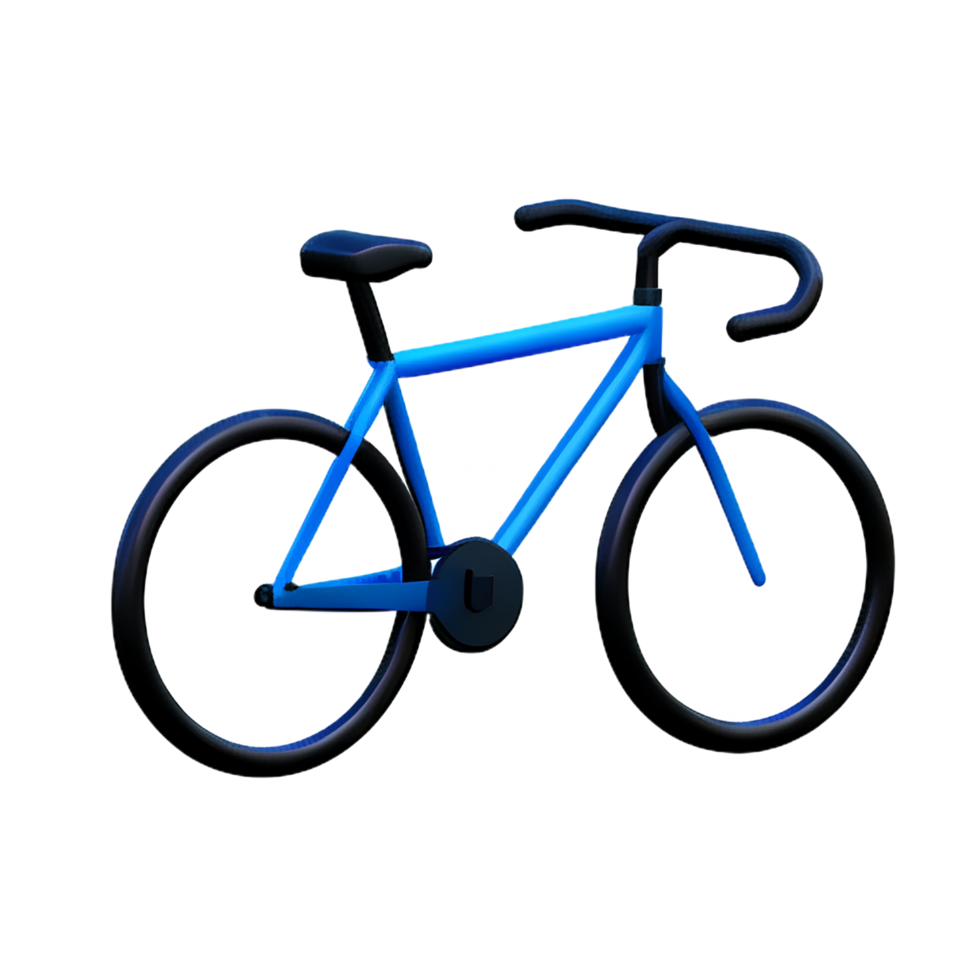 bicicleta 3d Renderização ícone ilustração png