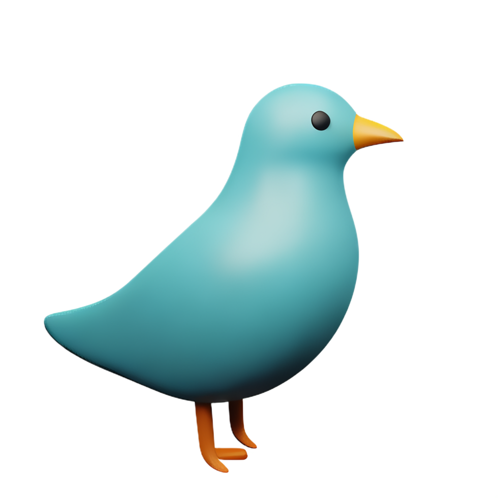 dove 3d rendering icon illustration png