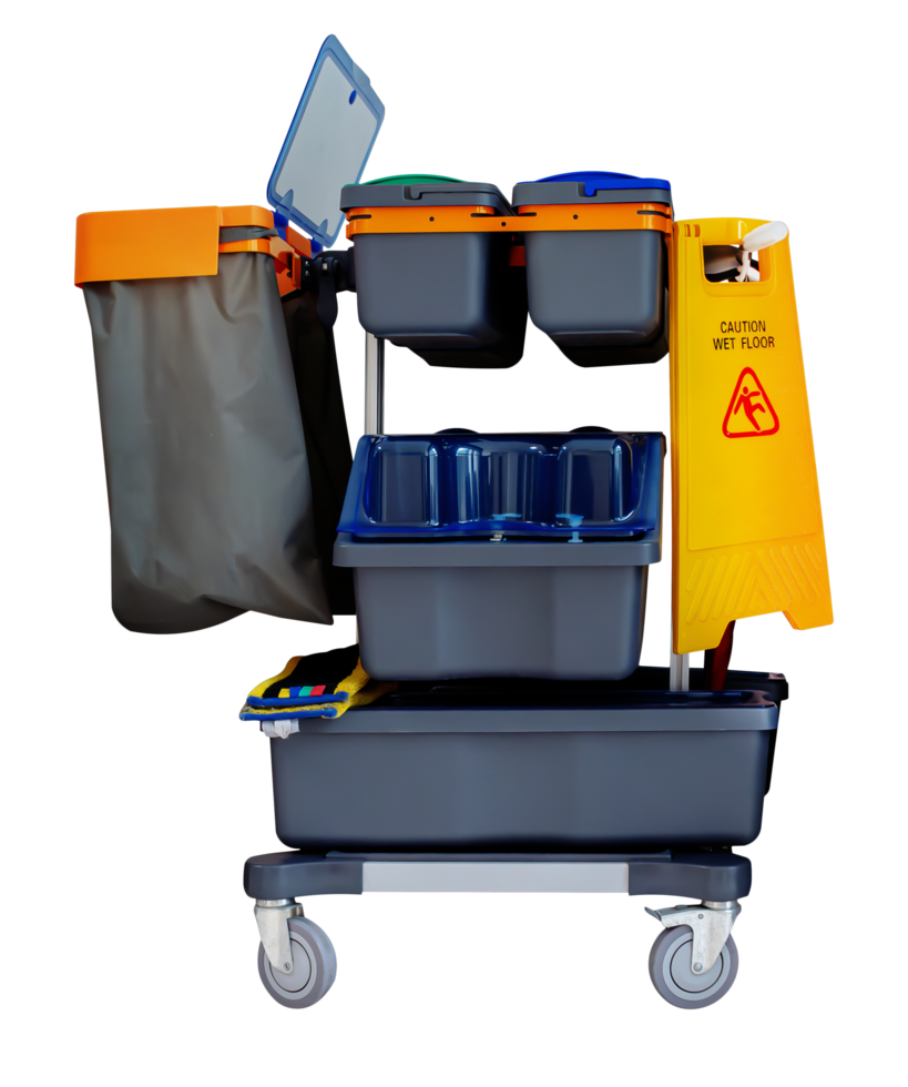 Cleaning equipment cart png