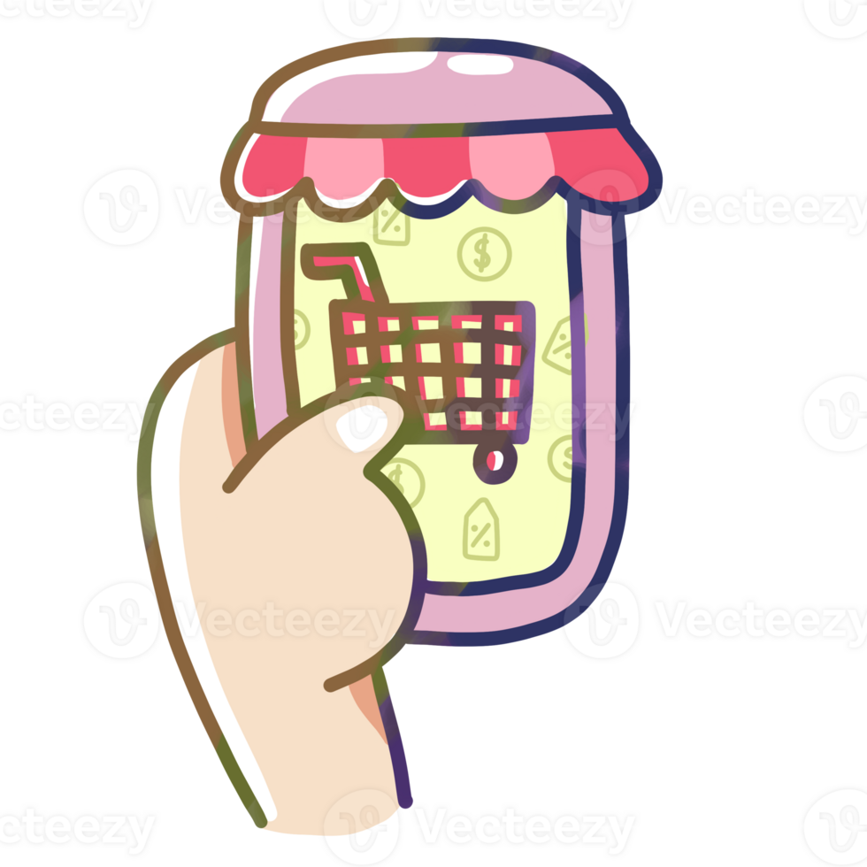 Online Shopping illustration png