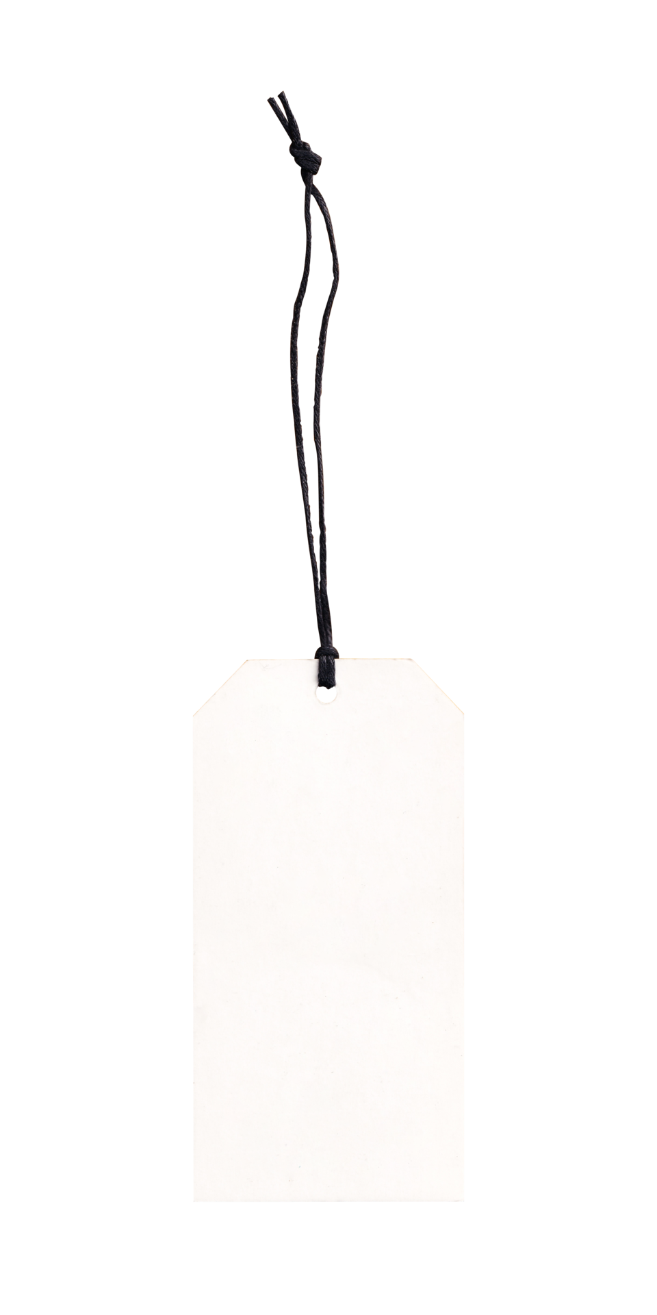 white price tag with string mockup 28597696 PNG