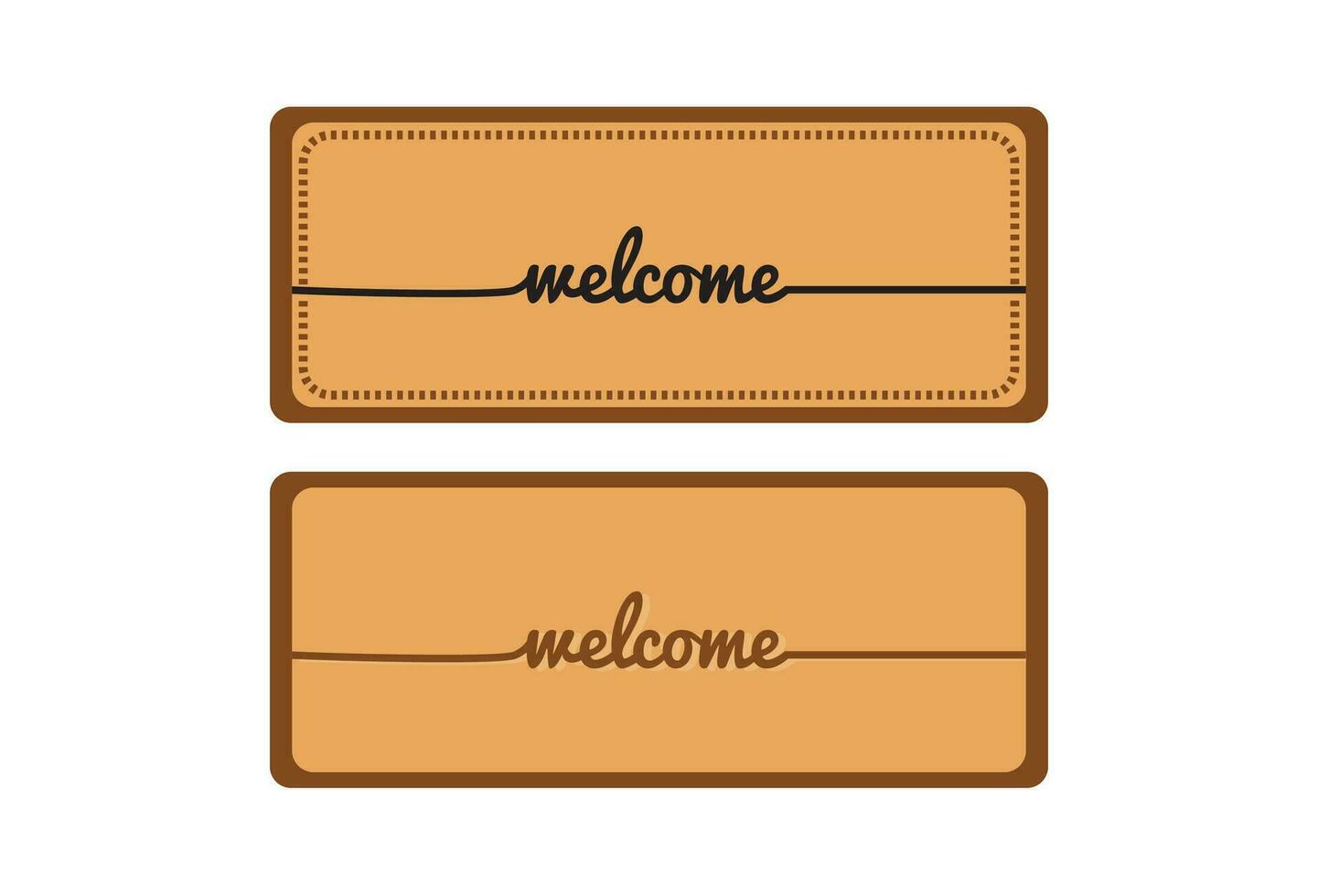 Vector illustration of a welcome home greeting, suitable for your design needs