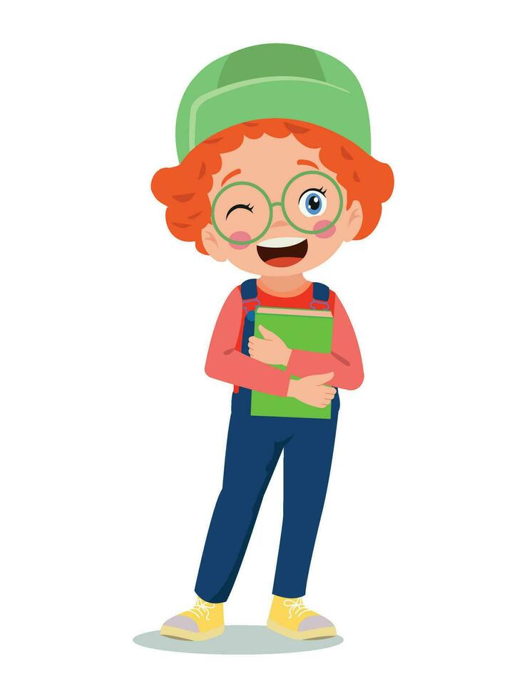 Vector Illustration cute little kids