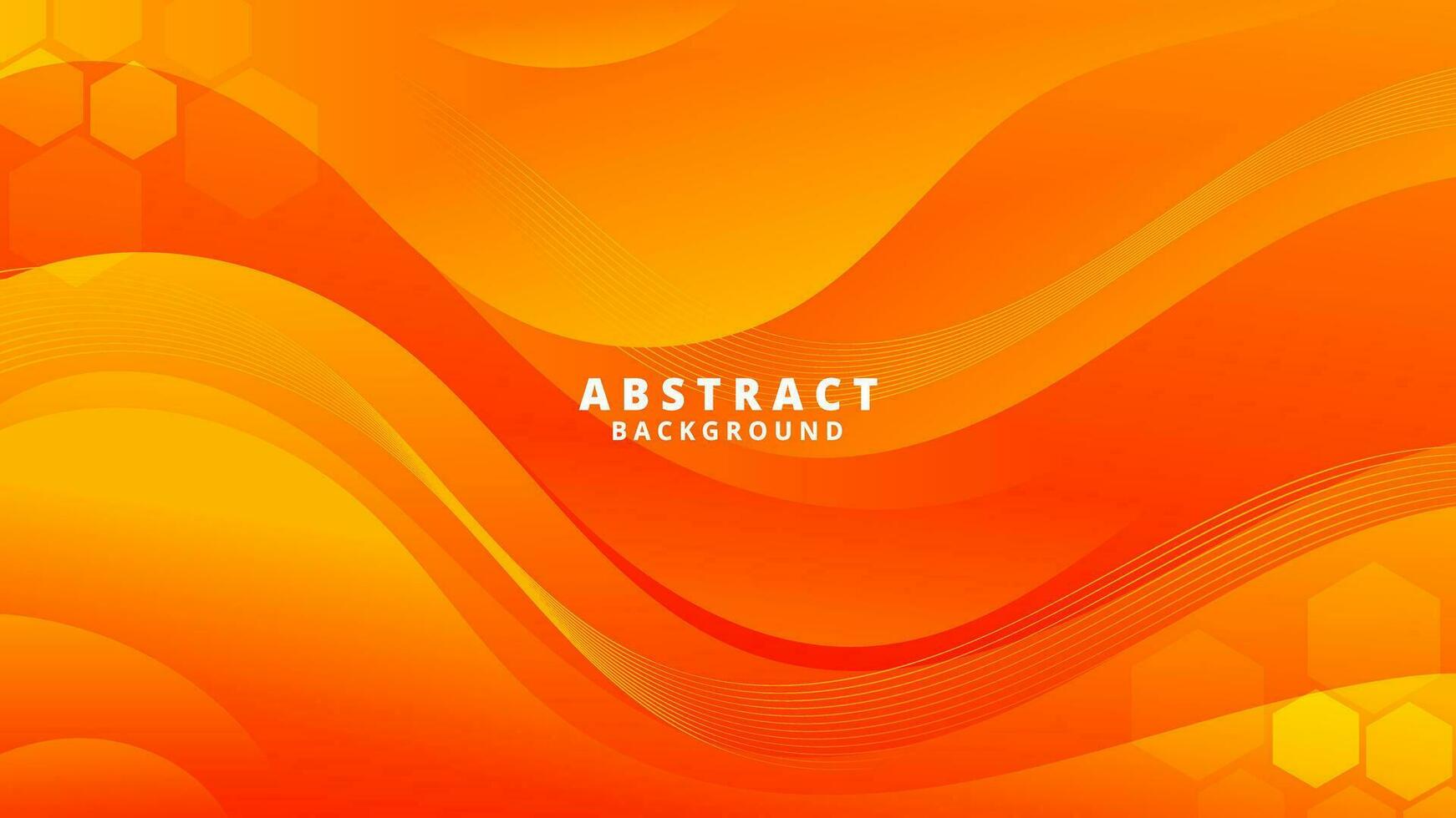 Abstract Gradient orange liquid Wave Background 28598107 Vector Art at