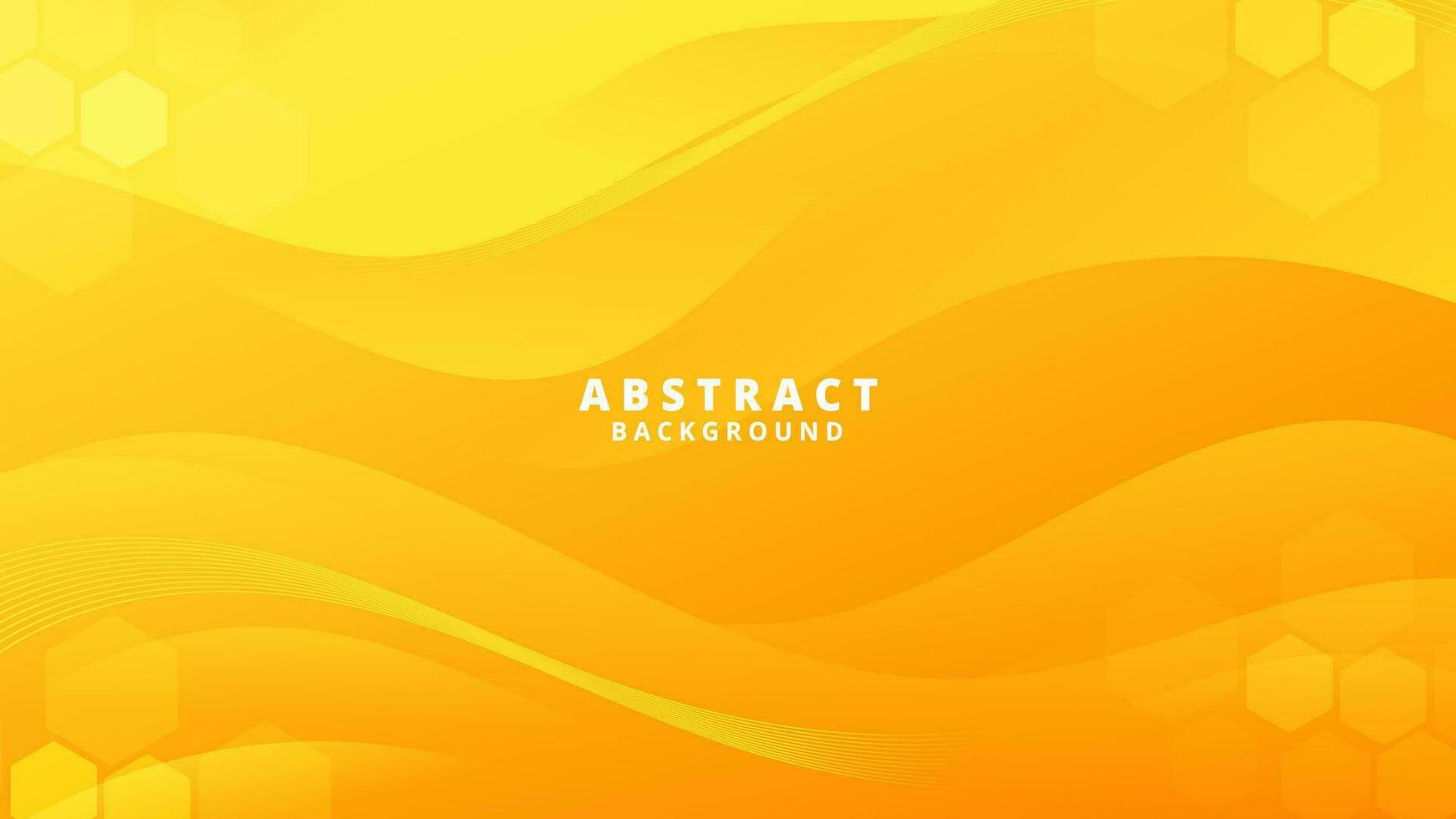Abstract Gradient yellow liquid Wave Background vector