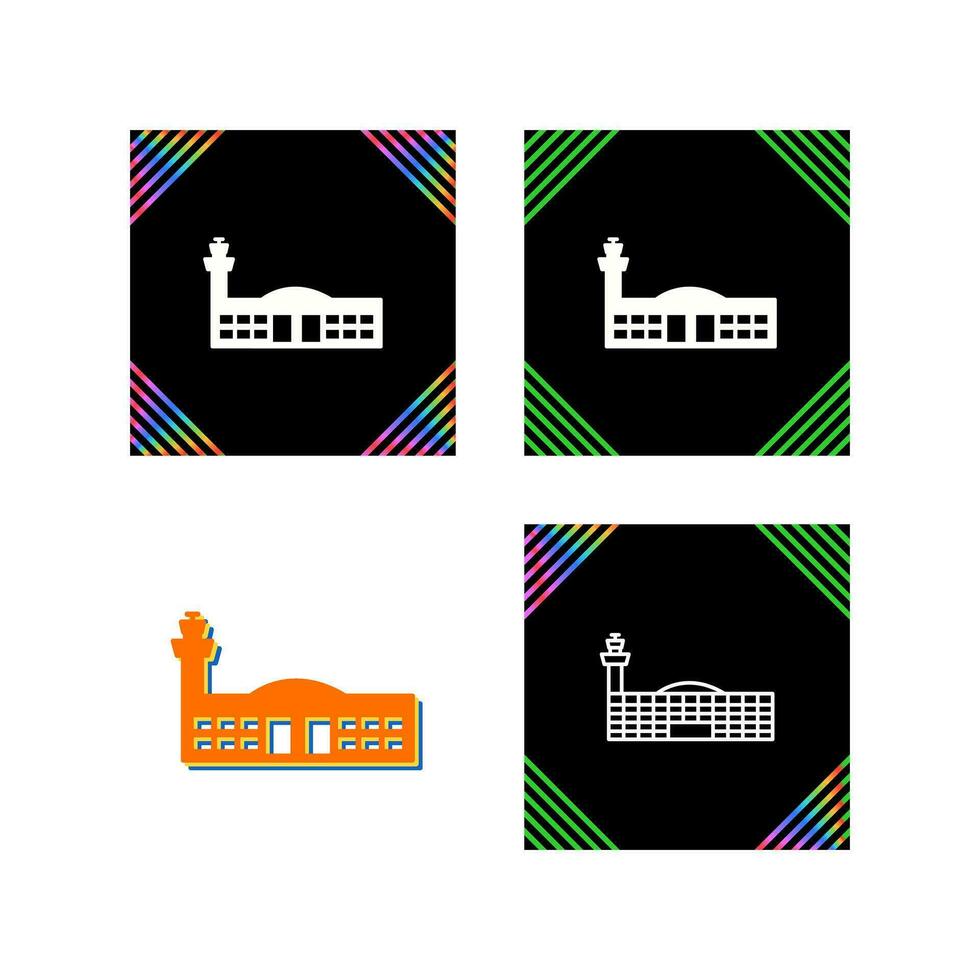 Airport Building Vector Icon