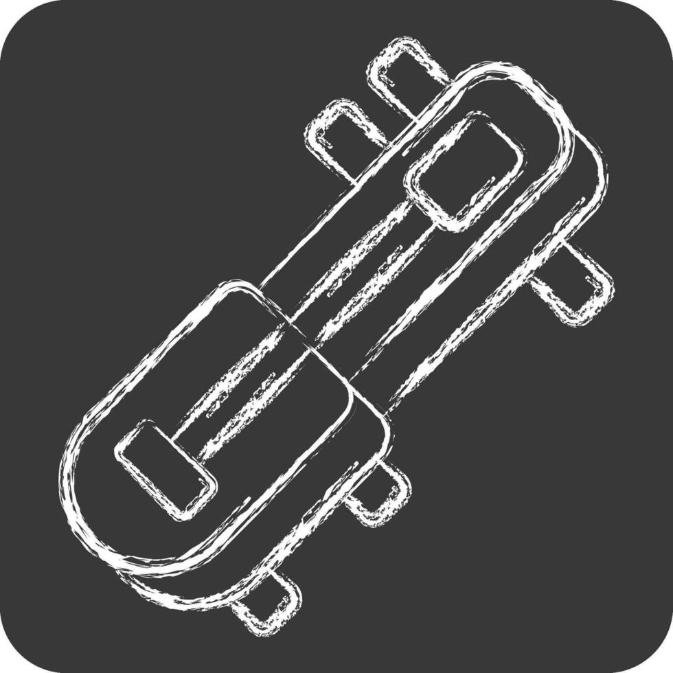 Icon Krapeu. related to Cambodia symbol. chalk Style. simple design editable. simple illustration vector