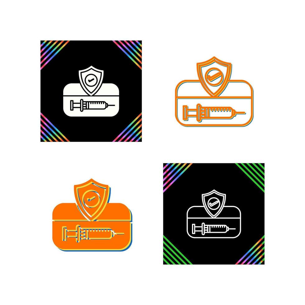 Vaccination Card Vector Icon