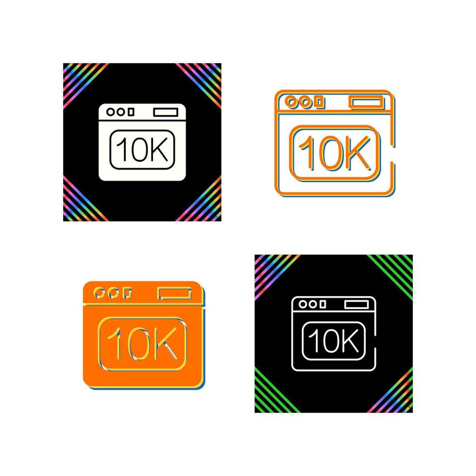 10k Vector Icon