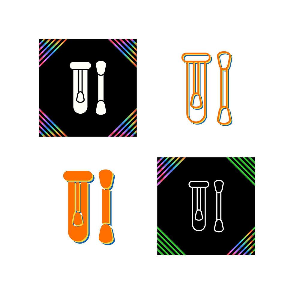 Cotton Swabs Vector Icon