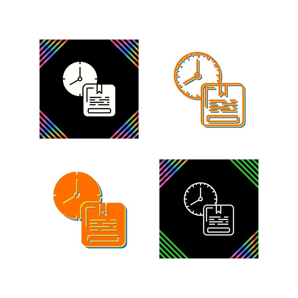 On Time Delivery Vector Icon