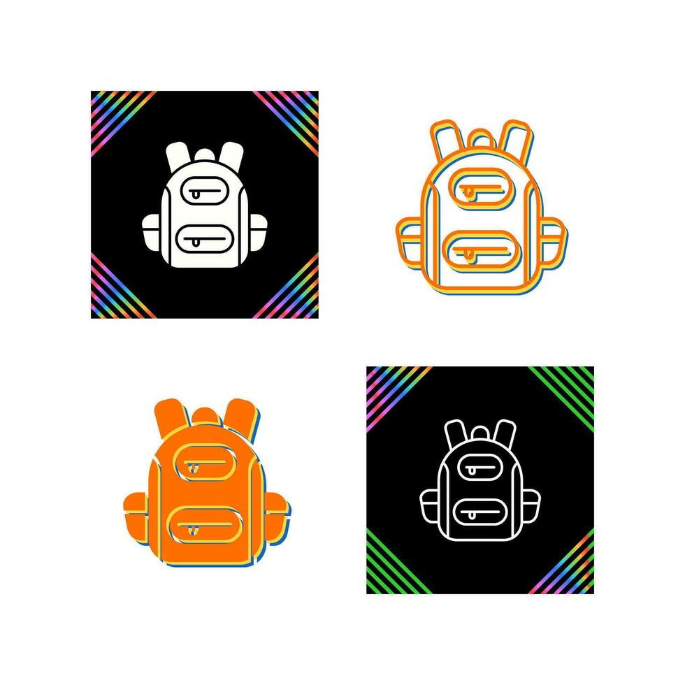 Backpack Vector Icon