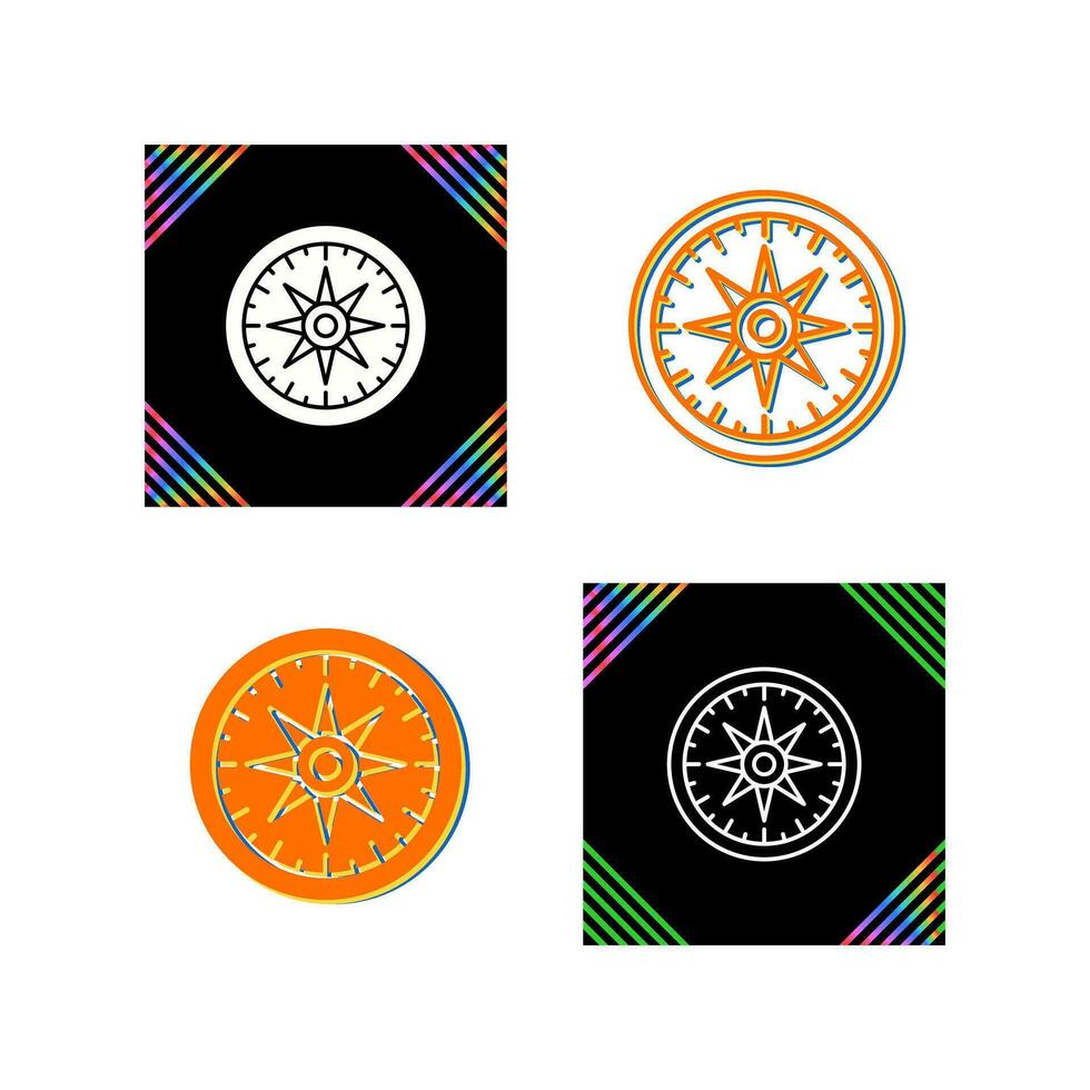 icono de vector de brújula