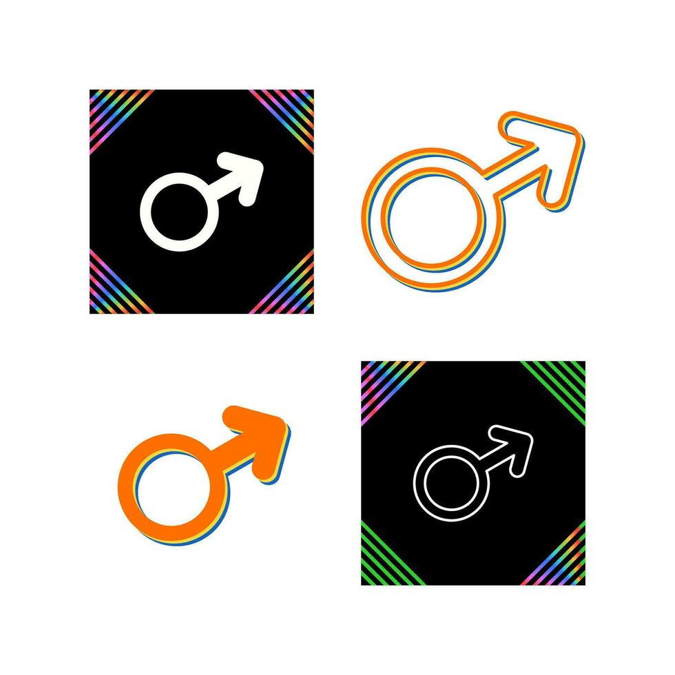 Male Sign Vector Icon