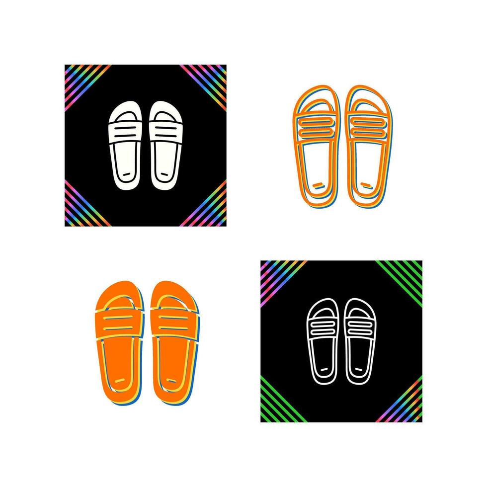 Slippers Vector Icon