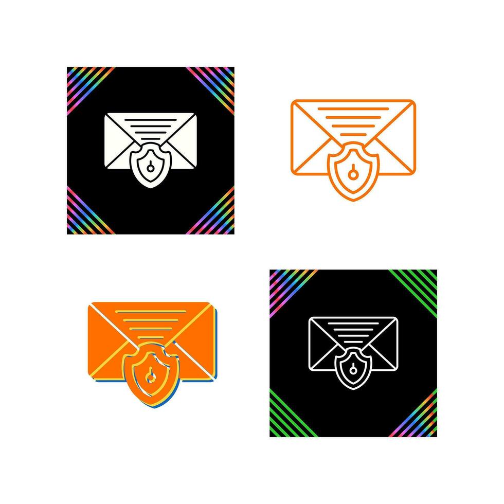 Mail Protection Vector Icon