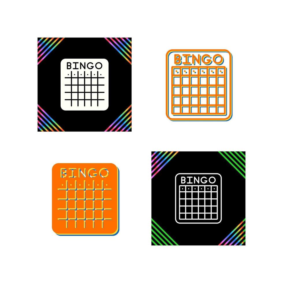 Bingo Vector Icon