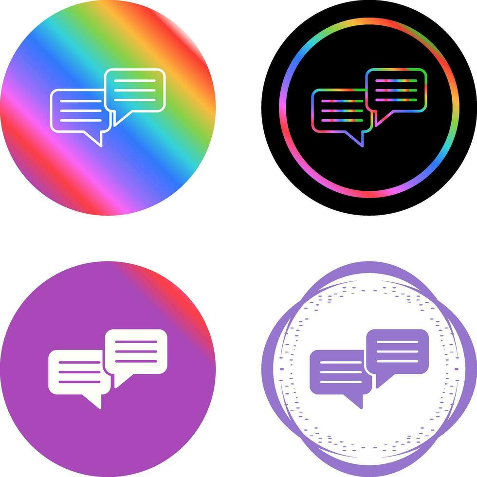 Chatting Vector Icon