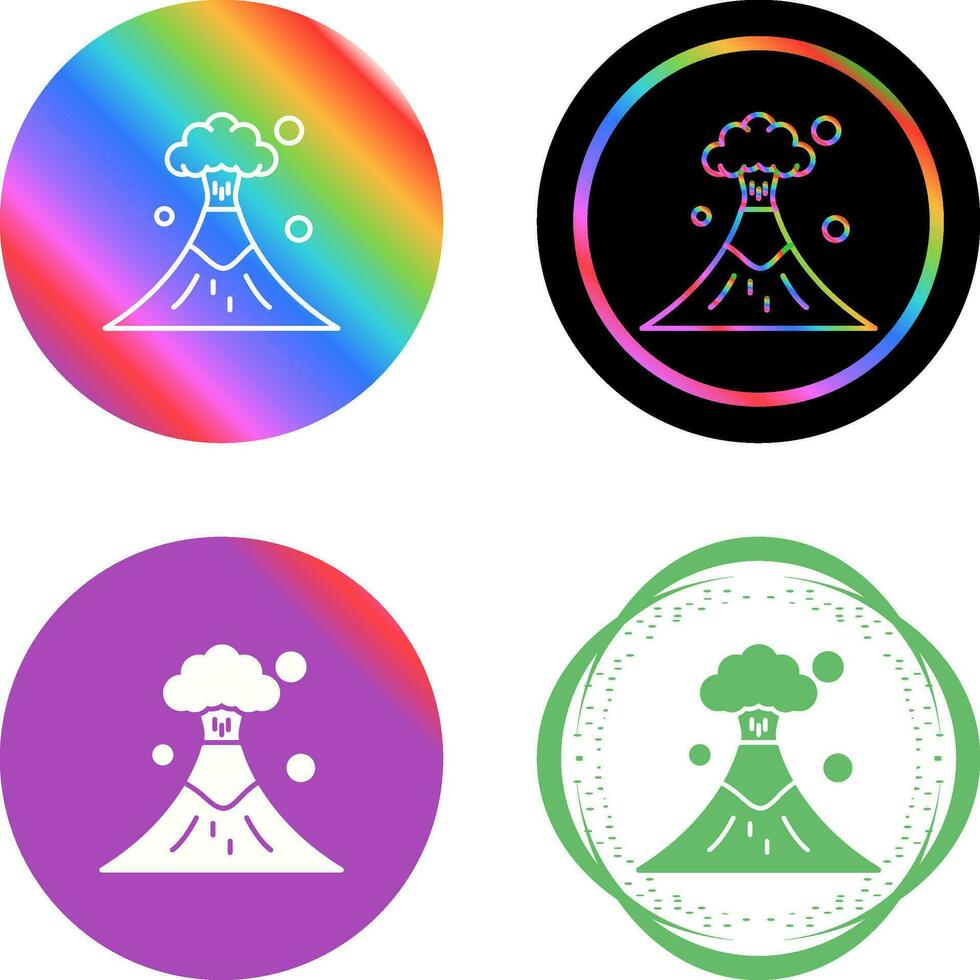 Volcano Vector Icon