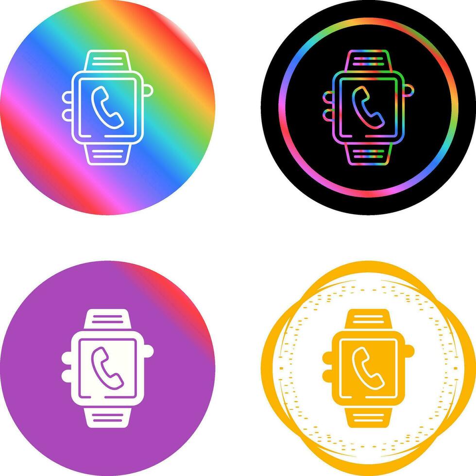 Watch Call Vector Icon