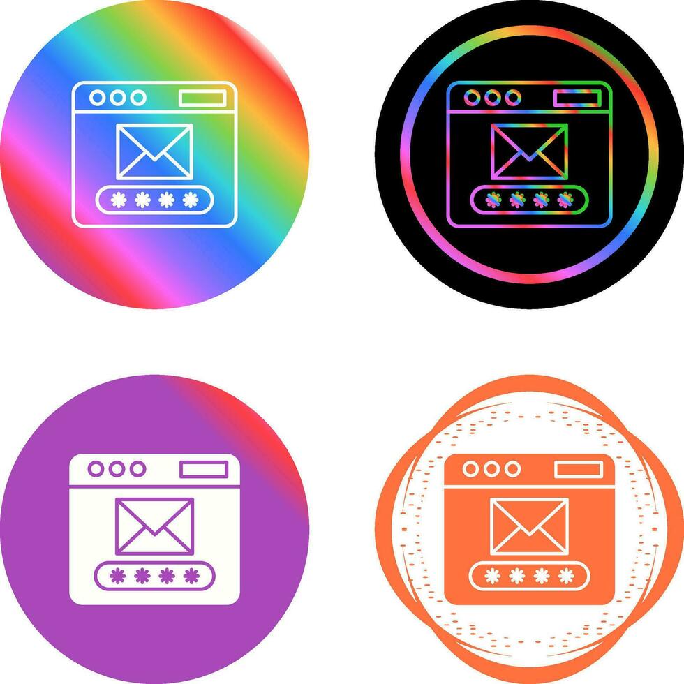 Mail Code Vector Icon