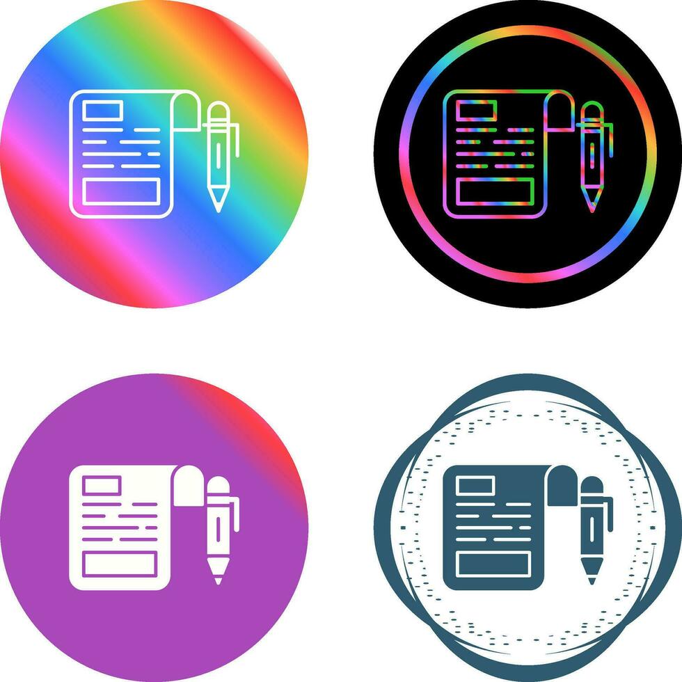 Agreement Vector Icon